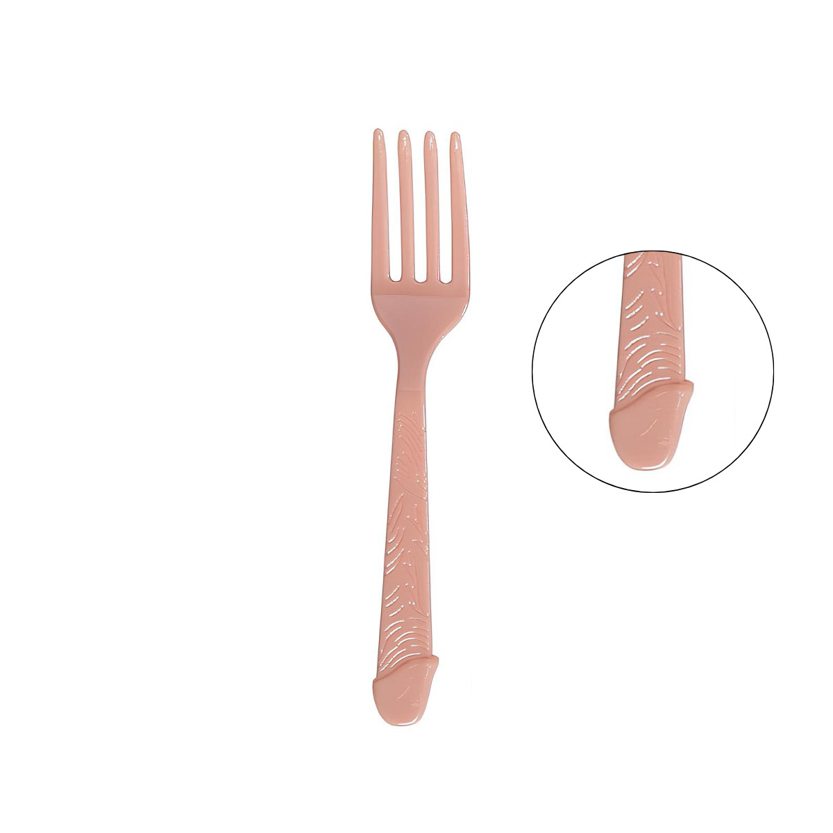 Kit com Garfos em Formato de Pênis - Sexy Import | 6 Unidades - 2