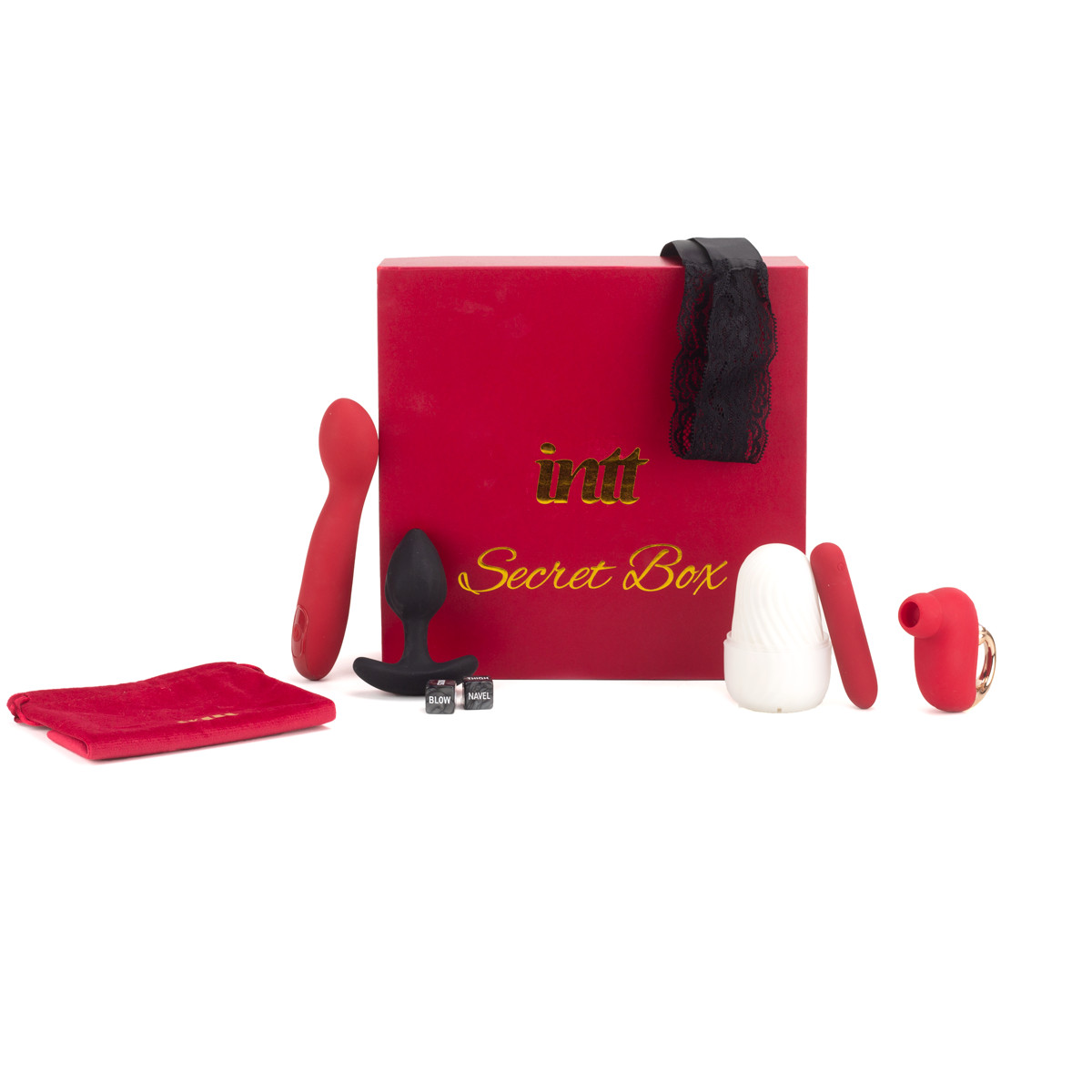 Kit com 7 Itens para Descobertas Sensuais - Intt Box Secret - 2