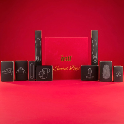 Kit com 7 Itens para Descobertas Sensuais - Intt Box Secret