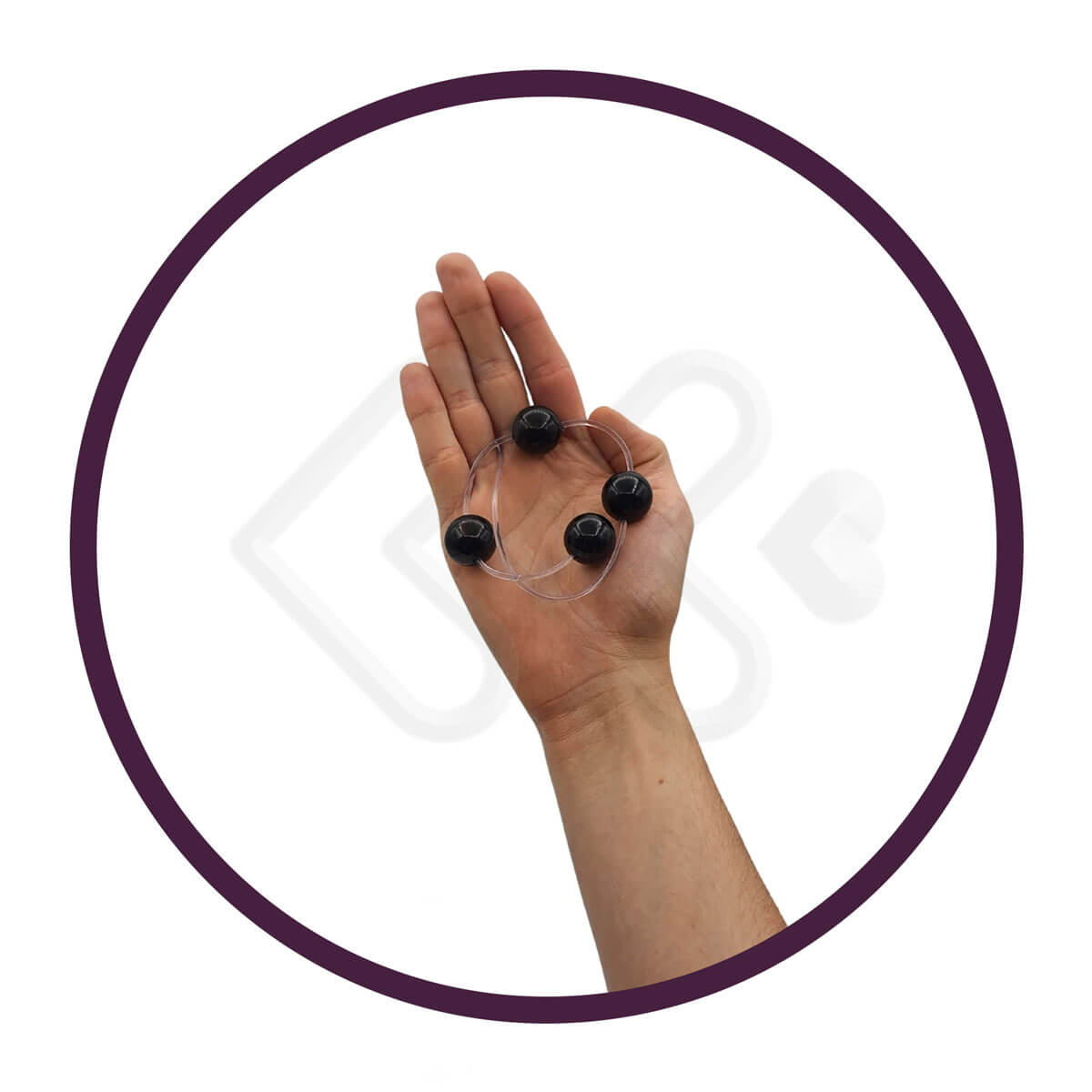 Kit Anal Prime com Plug Anal, Massageador de Próstata, Colar Tailandês com 4 Esferas e Dedeira com Formato de Prótese Peniana - InNamorata Sex Night - 12