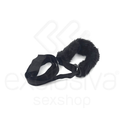 Foto 11 do produto Kit Bondage com 4 Amarras e Venda de Pelúcia | Disponível em 4 Cores