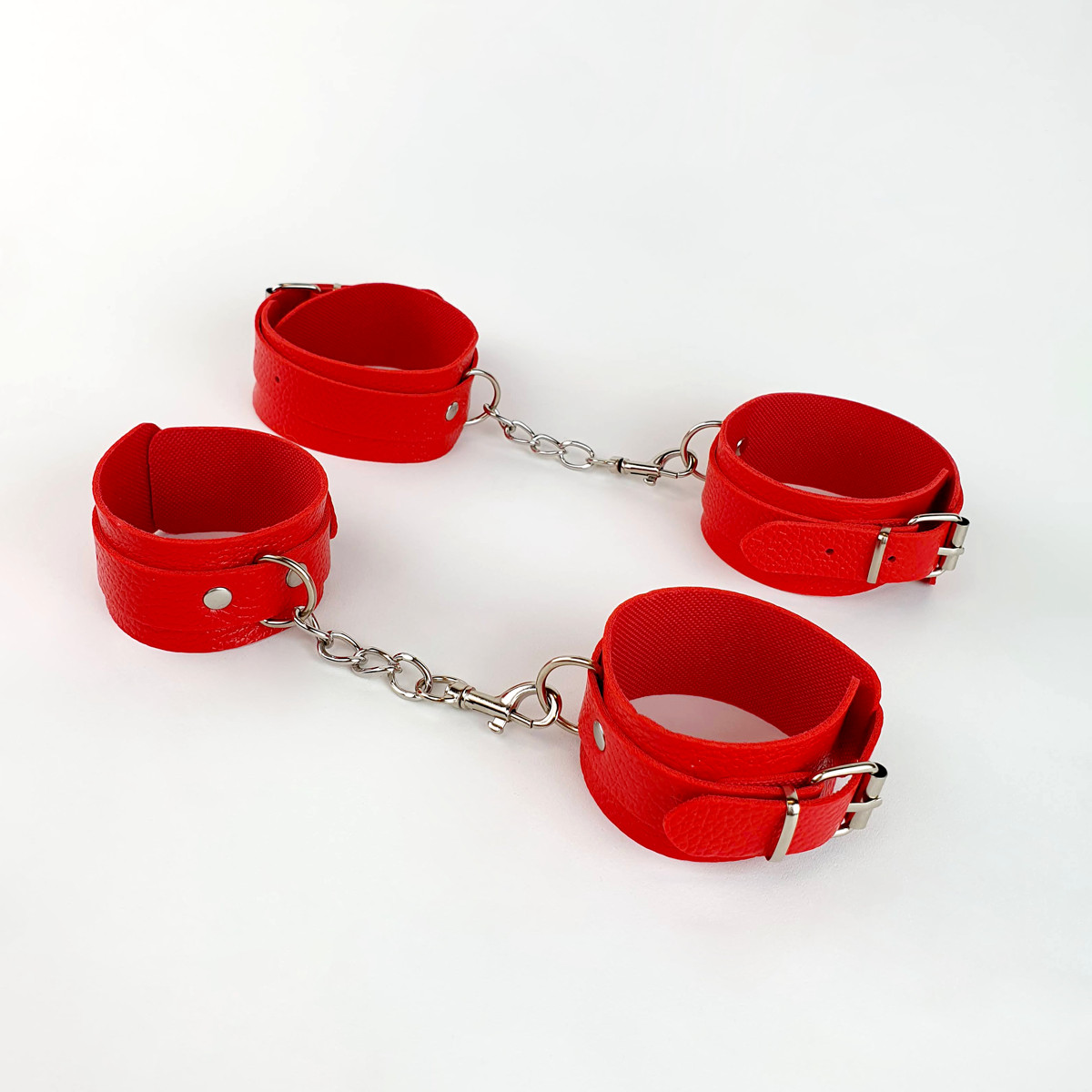 Kit Bondage Completo em Couro Sintético com 10 peças - Mimosa Love - 7