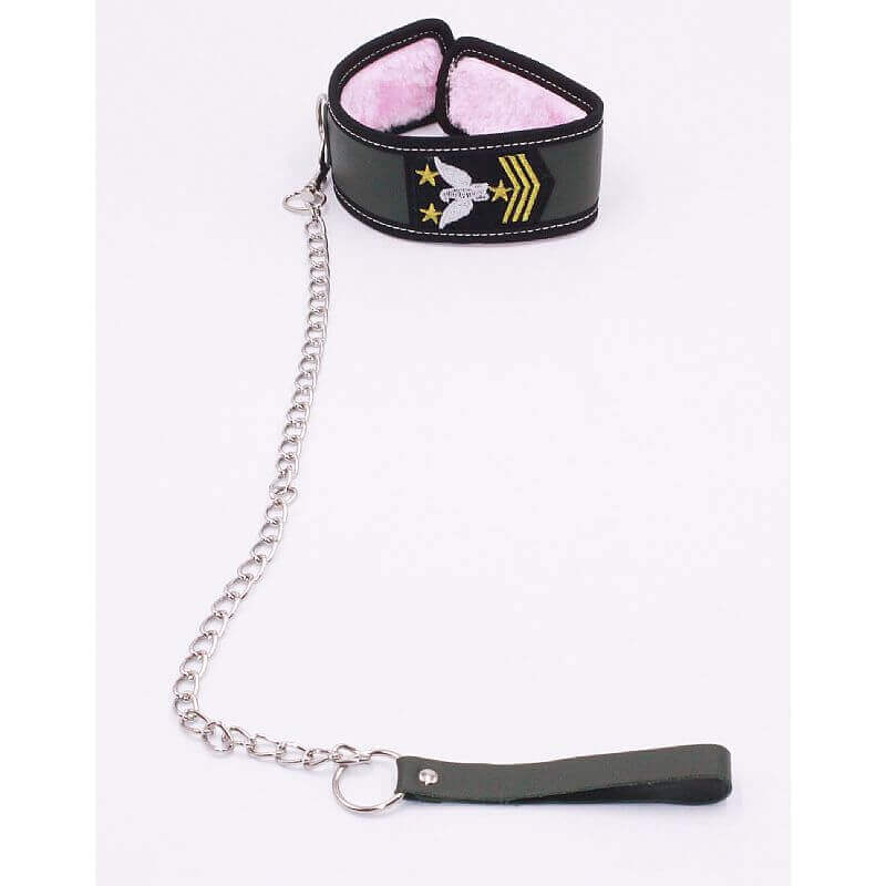 Kit Bondage - Kit Aeronáutica Sexy com Algema, Tornozeleira, Coleira, Venda, Guia, Chicote e Mordaça - Contém 7 Itens - 8