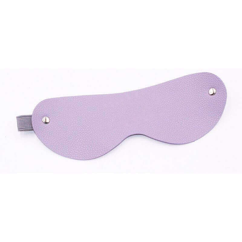 Kit Bondage - Kit com Algema, Tornozeleira, Coleira, Venda, Guia, Chicote e Mordaça - Contém 7 Itens | Cor: Lilás - 6