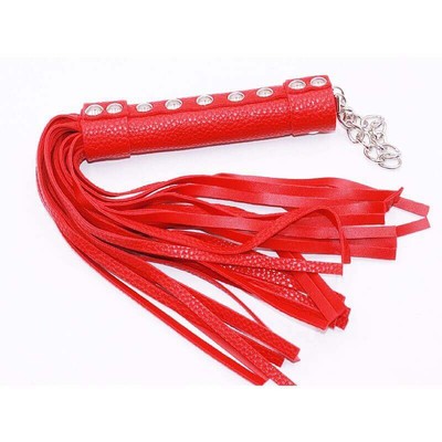 Foto 6 do produto Kit Bondage - Kit com Algema, Tornozeleira, Coleira, Venda, Guia, Chicote e Mordaça - Contém 7 Itens | Cor: Vermelho