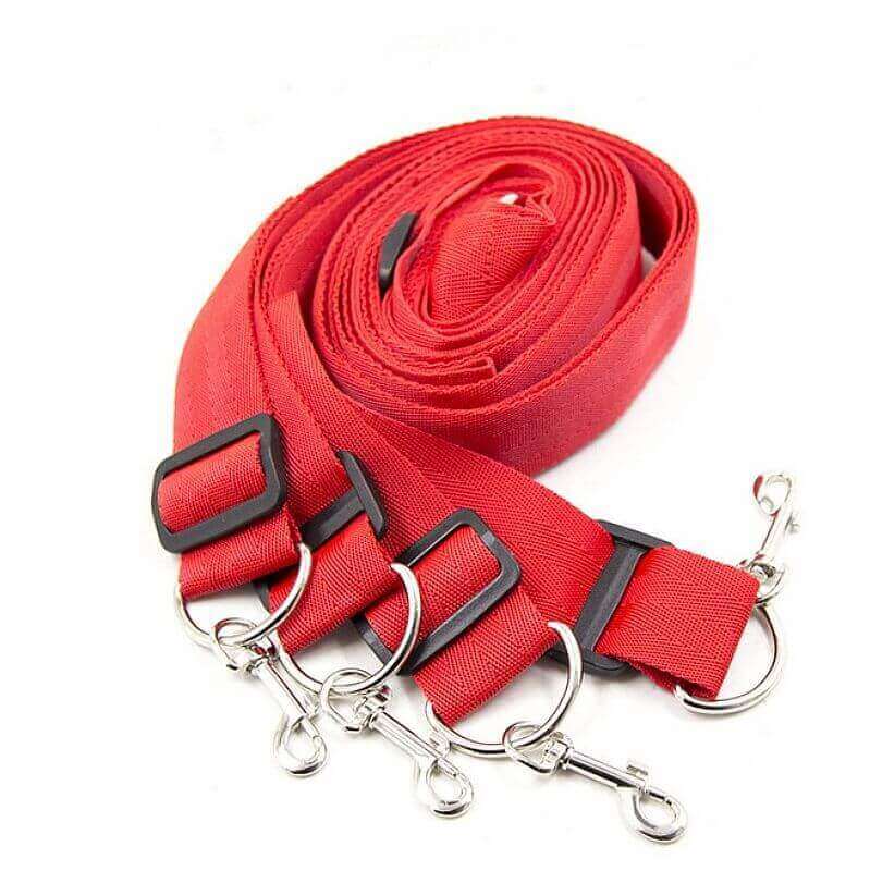 Kit Bondage - Kit com Amarras de Pulsos e Tornozelos com Ajuste em Velcro e Fitas em Nylon Resistente para Imobilização dos Membros | Disponível em 3 Cores - 3