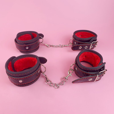 Foto 10 do produto Kit Completo para BDSM em Couro Sintético com 9 peças - Mimosa Love