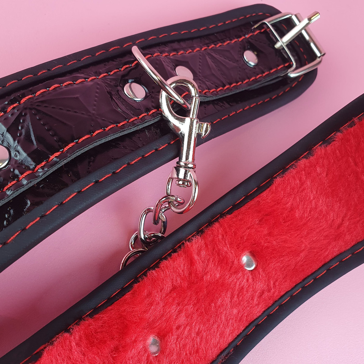 Kit Completo para BDSM em Couro Sintético com 9 peças - Mimosa Love - 11