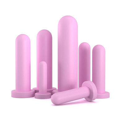 Kit de Dilatadores Ginecológicos em Silicone Médico com 7 Tamanhos Diferentes - Adão e Eva Ella | Disponível em 2 Cores