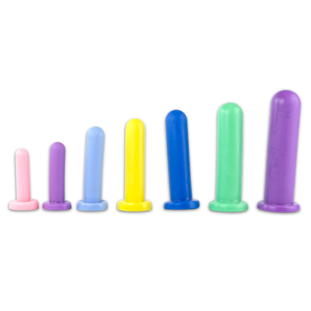 Kit de Dilatadores Ginecológicos em Silicone Médico com 7 Tamanhos Diferentes - Exclusiva Linha Saúde | Disponível em 2 Cores - 3