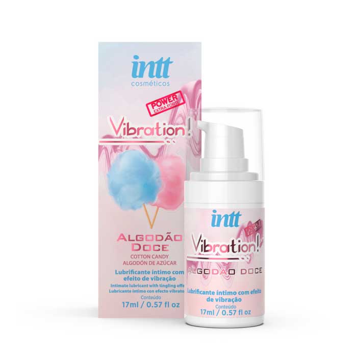 Kit Doce Prazer com Gel Beijável com Sabor de Algodão Doce e Gel Eletrizante Unissex - Intt Cosméticos - 2