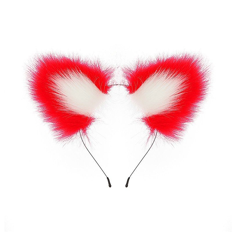 Kit Fetiche em Pelúcia com Tiara de Orelha, Plug Anal com Rabo de Coelho, Grampos Para os Seios e Coleira com Pingente de Coração - Sexy Import - 2