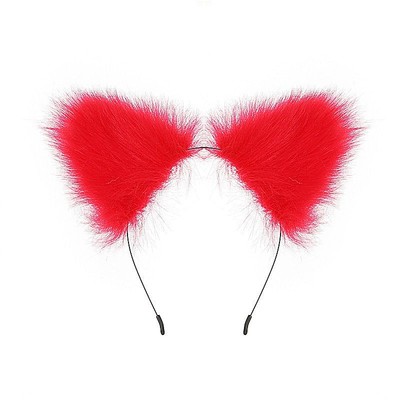 Foto 2 do produto Kit Fetiche em Pelúcia com Tiara de Orelha, Plug Anal com Rabo de Coelho, Grampos Para os Seios com Guizo e Coleira de Coração - Sexy Import | Disponível em 2 Cores