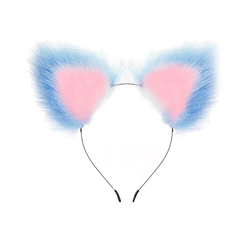 Kit Fetiche em Pelúcia com Tiara de Orelha, Plug Anal com Rabo de Raposa, Grampos Para os Seios e Gargantilha de Coração - Sexy Import - 5