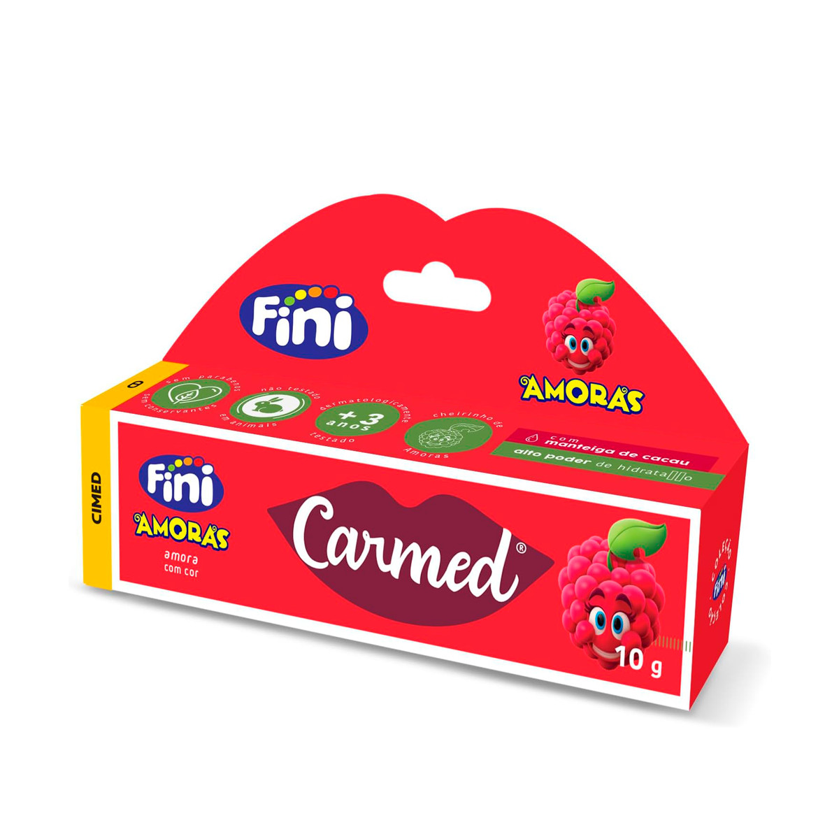 Hidratante Labial Diário com Alto Poder de Hidratação e Aroma de Amora - Carmed Fini Amora - 3