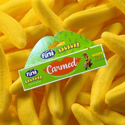 Kit Hidratante Labial Diário com Efeito Gloss - Carmed Fini Bananas | 10g - 2