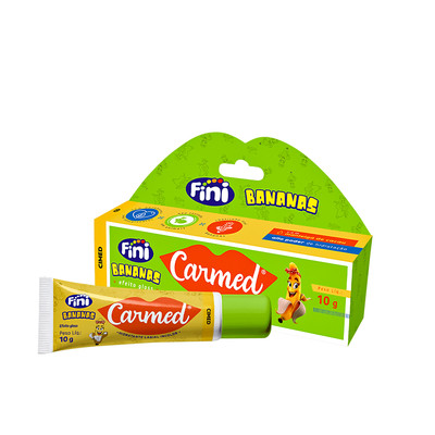 Kit Hidratante Labial Diário com Efeito Gloss - Carmed Fini Bananas | 10g