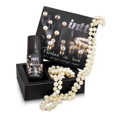 Kit com Gel Excitante Unissex e Colar de Pérolas - Intt Pérolas In Love