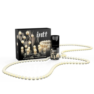Kit com Gel Excitante Unissex e Colar de Pérolas - Intt Pérolas In Love