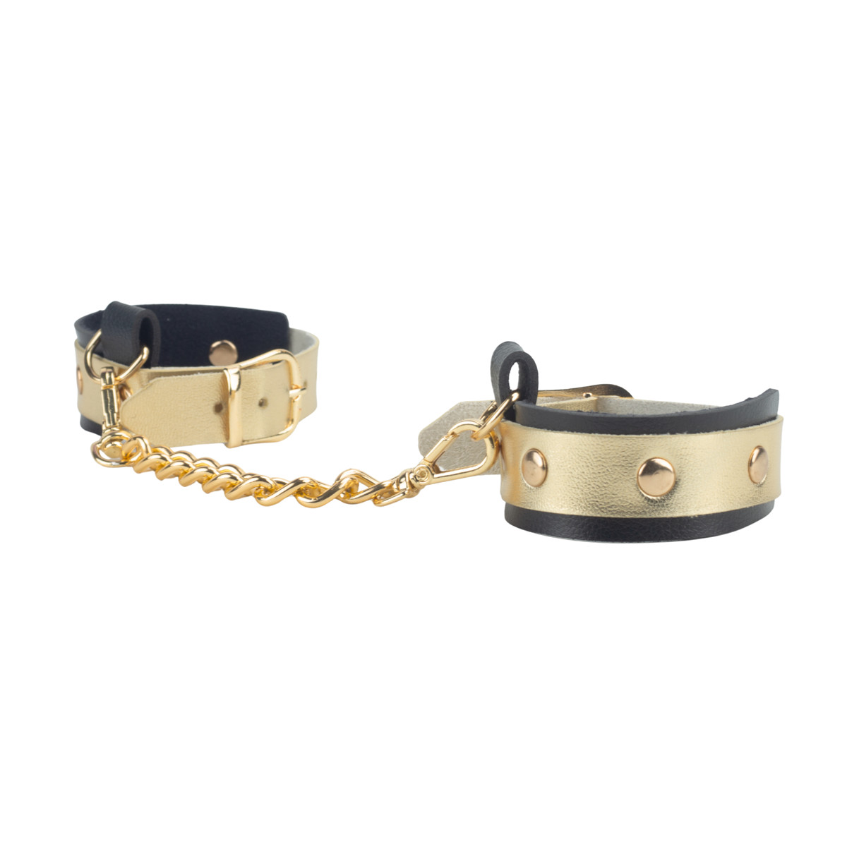 Kit Luxo Gold em Couro Montana para BDSM com 5 Peças - Exclusiva Linha Sado - 6