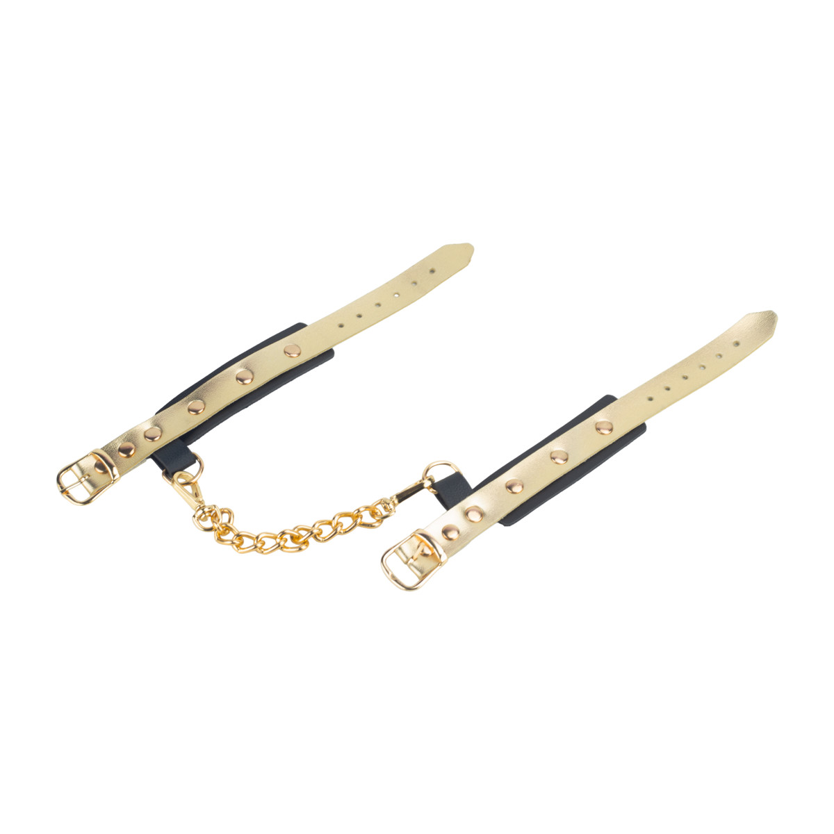 Kit Luxo Gold em Couro Montana para BDSM com 5 Peças - Exclusiva Linha Sado - 5