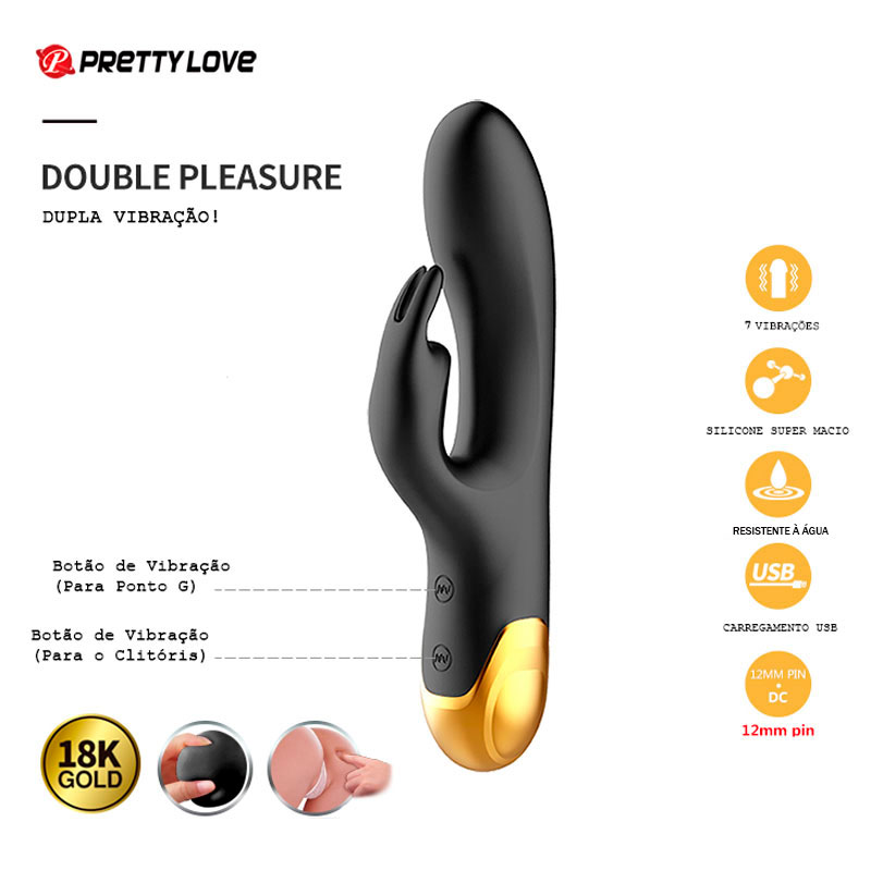 Kit Luxuoso com 12 Produtos Folheados à Ouro 18k e Silicone Aveludado - Pretty Love Queen's Luxury Collection - 6