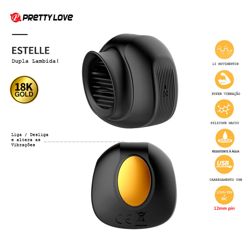 Kit Luxuoso com 12 Produtos Folheados à Ouro 18k e Silicone Aveludado - Pretty Love Queen's Luxury Collection - 7