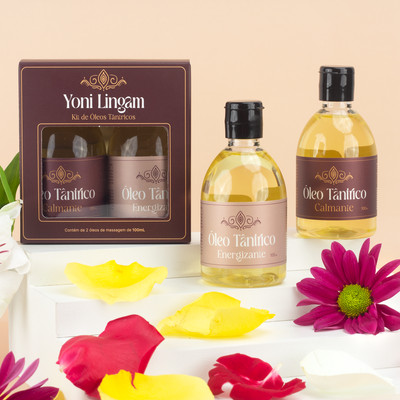 Kit de Óleos Tântricos - Exclusiva Cosméticos Yoni Lingam | 200 ml