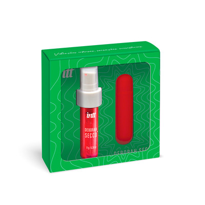 Kit Sensações Íntimas com Bullet e Calda Beijável Picante com Sabor de Frutas Vermelhas - Intt + Deborah Secco | 2 Itens