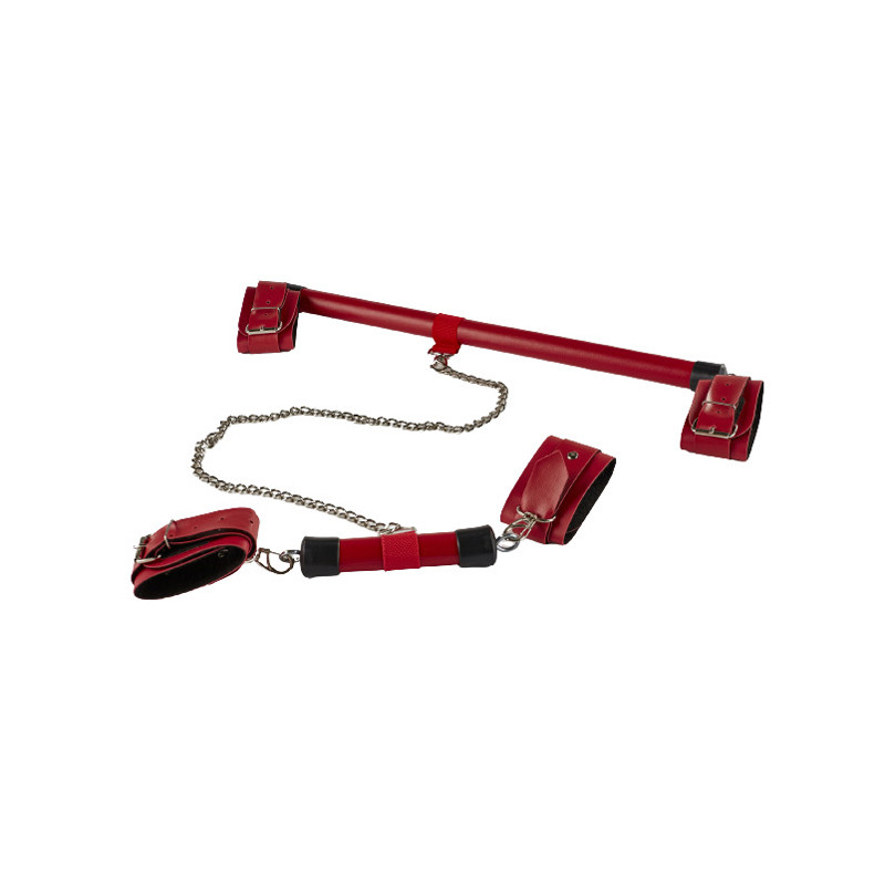Kit Bondage com Separador de Pernas e Braços, Correntes e Par de Algemas - Brasil Fetiche | Disponível em 3 Cores - 2