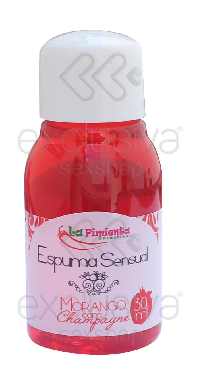 Kit Spa Sensual com Sabonete Líquido, Óleo Para Massagem, Sal Espumante e Espuma Para Banho | 90 ML e 35 G | Aroma: Morango com Champagne - 2