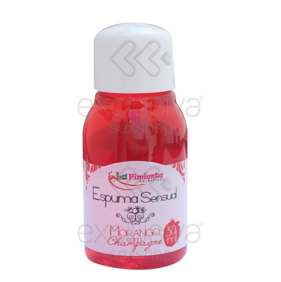Foto 2 do produto Kit Spa Sensual com Sabonete Líquido, Óleo Para Massagem, Sal Espumante e Espuma Para Banho | 90 ML e 35 G | Aroma: Morango com Champagne