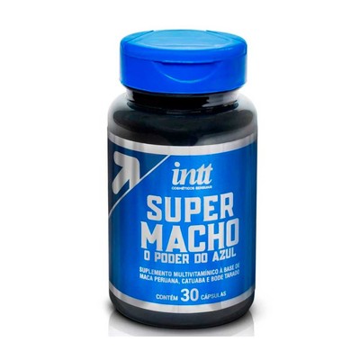 Foto 3 do produto Kit Super Macho com Gel Potencializador e Suplemento Multivitamínico Masculino - Intt Cosméticos