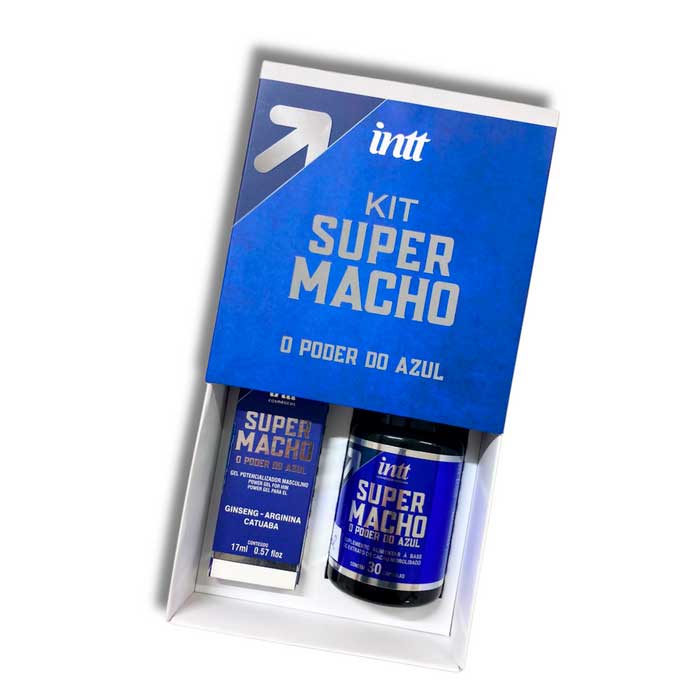 Kit Super Macho com Gel Potencializador e Suplemento Multivitamínico Masculino - Intt Cosméticos - 4