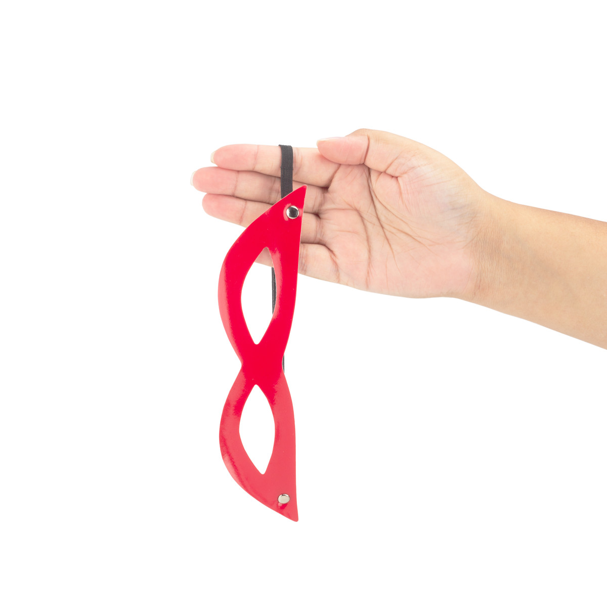 Kit Tiazinha com Máscara e Chibata em Couro Sintético - K Import | Cor: Vermelho - 4