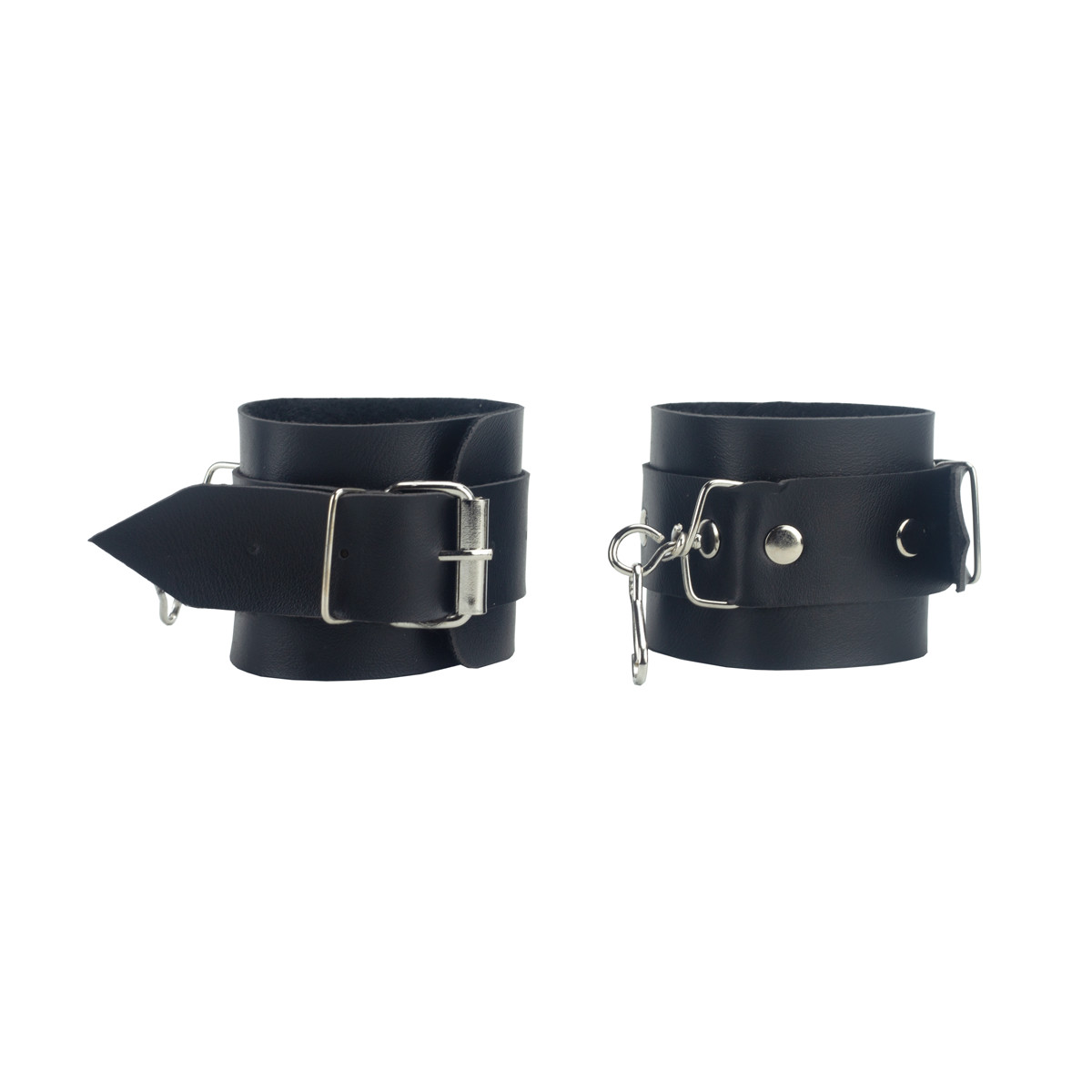 Kit Fetiche com Máscara, Par de Algemas e Chicote em Couro Sintético - La Pimienta Sado | Tamanho Único - 5