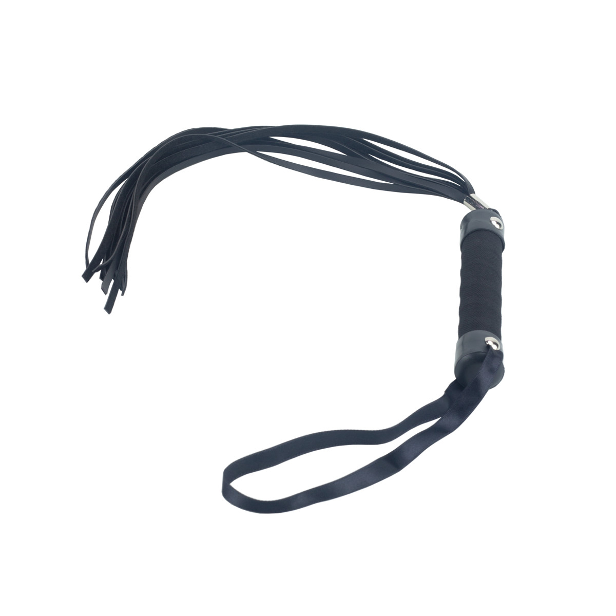 Kit Fetiche com Máscara, Par de Algemas e Chicote em Couro Sintético - La Pimienta Sado | Tamanho Único - 6