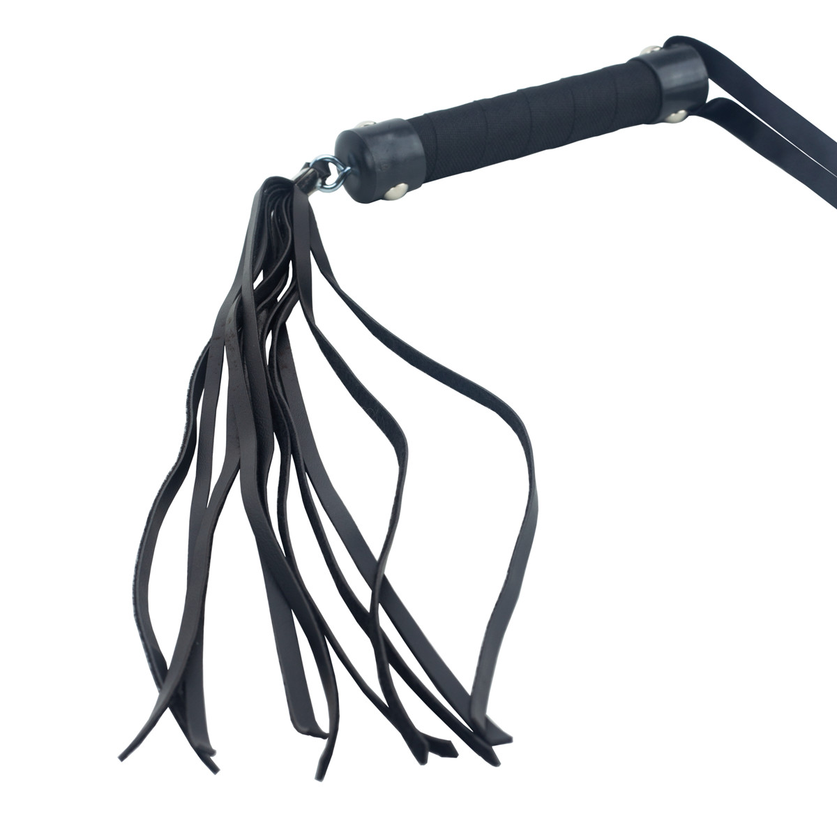 Kit Fetiche com Máscara, Par de Algemas e Chicote em Couro Sintético - La Pimienta Sado | Tamanho Único - 7