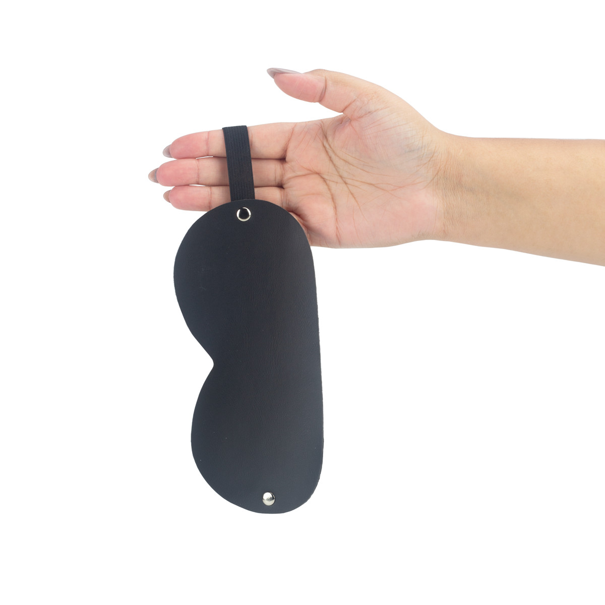 Kit Fetiche com Máscara, Par de Algemas e Chicote em Couro Sintético - La Pimienta Sado | Tamanho Único - 9