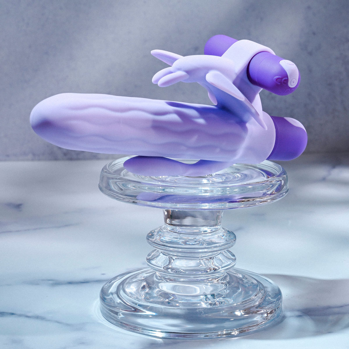 Kit Vibratório com 5 Itens em Silicone Macio, Bullet e Personal com 10 Vibrações, Recarregáveis - Evolved Lilac Desires - 5