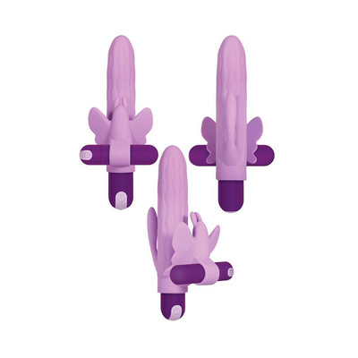 Foto 14 do produto Kit Vibratório com 5 Itens em Silicone Macio, Bullet e Personal com 10 Vibrações, Recarregáveis - Evolved Lilac Desires