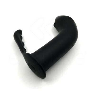 Foto 3 do produto Plug Anal Estimulador de Próstata em Silicone com Base Anatômica - L Seeker Silicone Prostate Plug | 15 x 3,5 cm