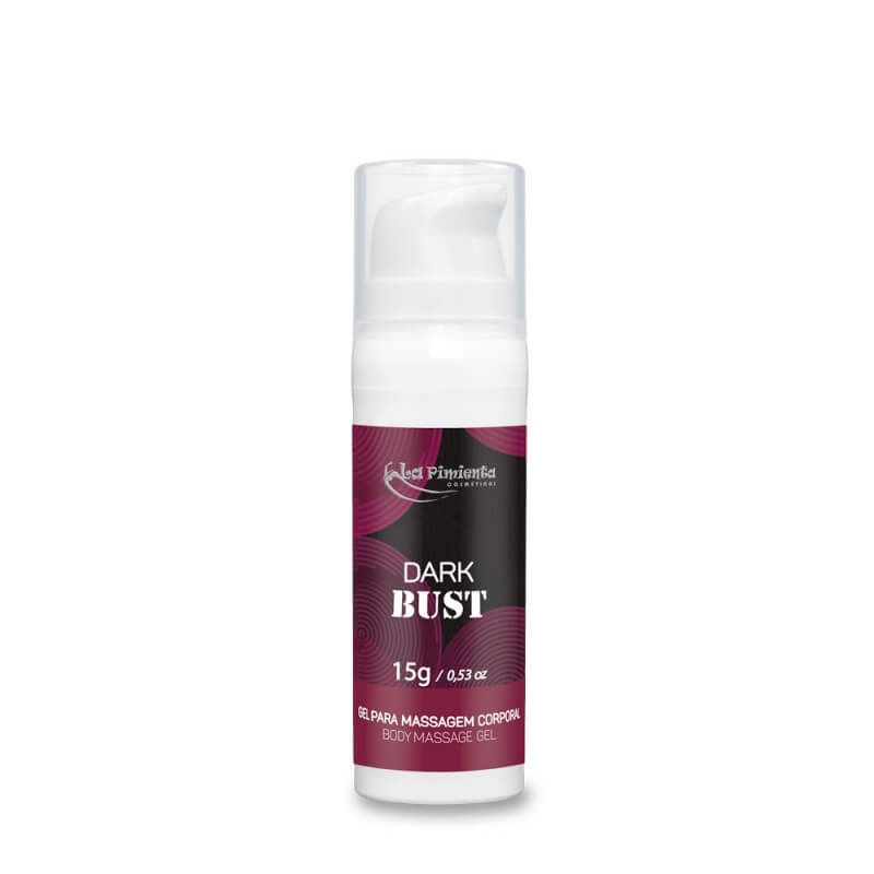Gel Excitante e Sensibilizante Beijável para os Mamilos - La Pimenta Dark Bust | 15g | Sabor: Morango - 3