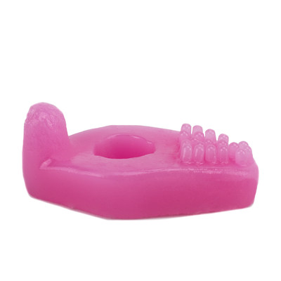 Foto 2 do produto Anel Peniano Flexível com Cerdas Estimuladoras e Mini Plug - La Pimienta | 6,7 x 1,7 cm | Cores Sortidas