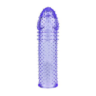 Foto 2 do produto Capa Peniana Expansora com Glande Preenchível e Nódulos Massageadores  - La Pimienta | 14 x 2,6 cm | Disponível em 4 Cores