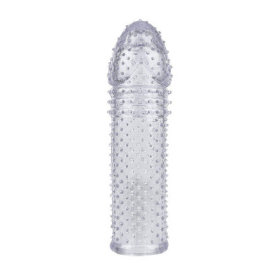 Foto 4 do produto Capa Peniana Expansora com Glande Preenchível e Nódulos Massageadores  - La Pimienta | 14 x 2,6 cm | Disponível em 4 Cores