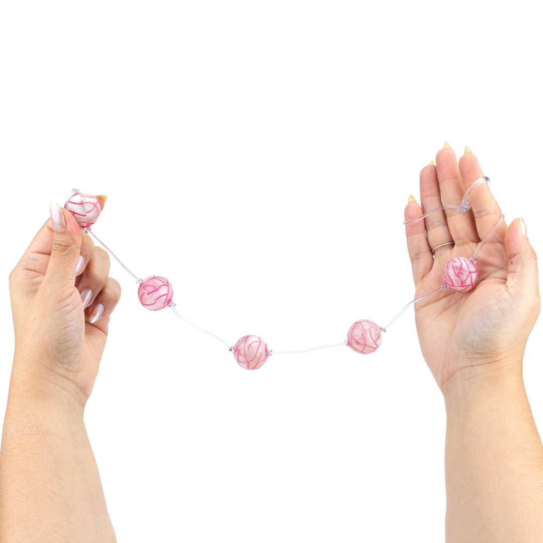 Colar Tailandês com 5 Bolinhas e Cordão de Segurança - La Pimienta | Disponível em 3 Cores - 4