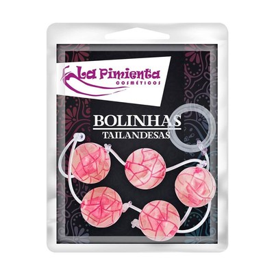 Foto 3 do produto Colar Tailandês com 5 Bolinhas e Cordão de Segurança - La Pimienta | Disponível em 3 Cores