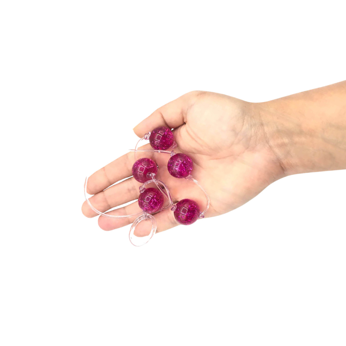 Colar Tailandês com 5 Bolinhas e Cordão de Segurança Transparente - La Pimienta | Disponível em 3 Cores - 6