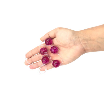 Colar Tailandês com 5 Bolinhas e Cordão de Segurança Transparente - La Pimienta | Disponível em 3 Cores